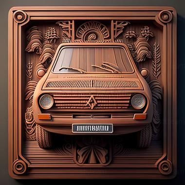 3D model Autobianchi A111 (STL)